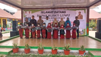 KUNJUNGAN BAPAK BUPATI LUWU BESERTA ROMBONGAN